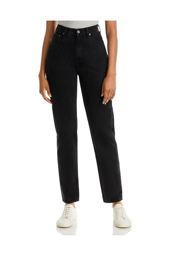 Womens Snacks Cotton Ankle Straight Leg Jeans