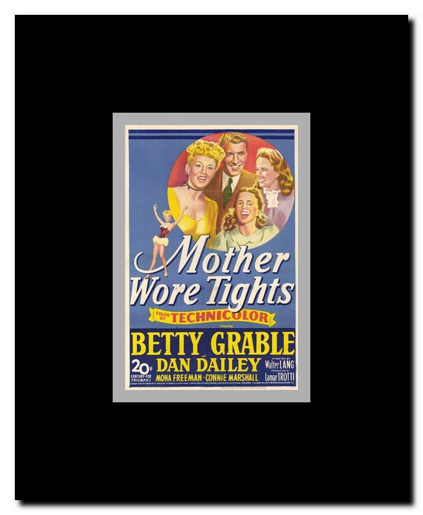 Mother Wore Tights Framed Movie Poster