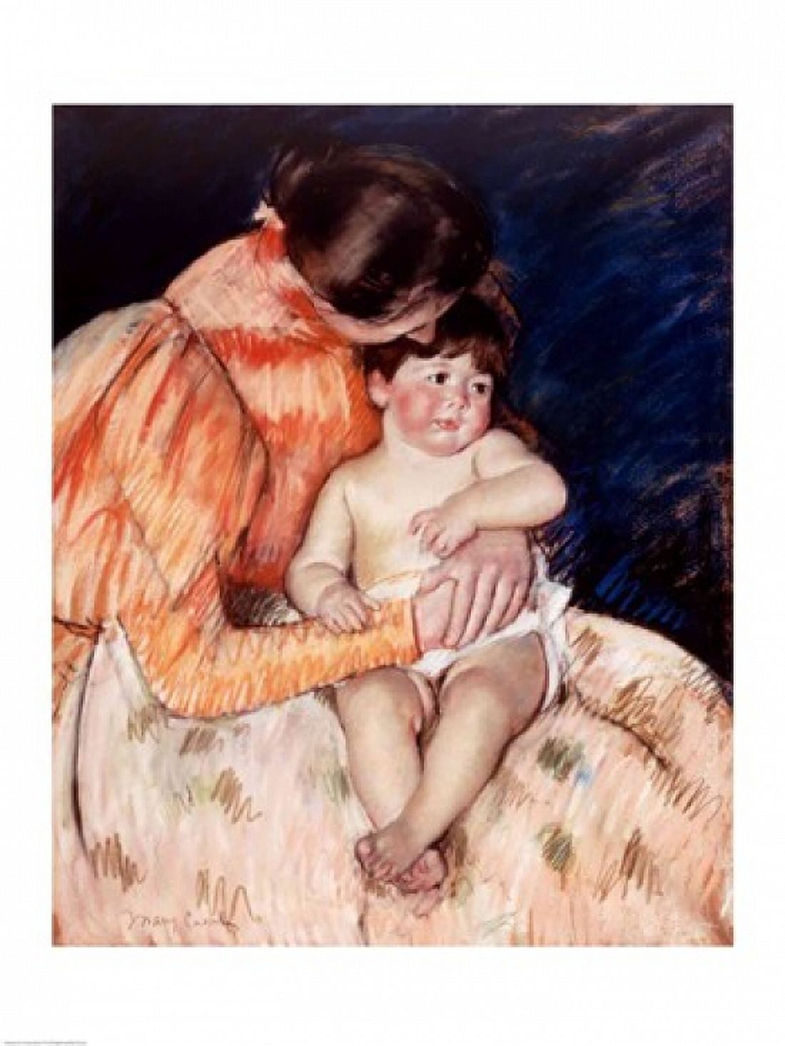 Mother and Child Canvas Art - Mary Cassatt (18 x 24)