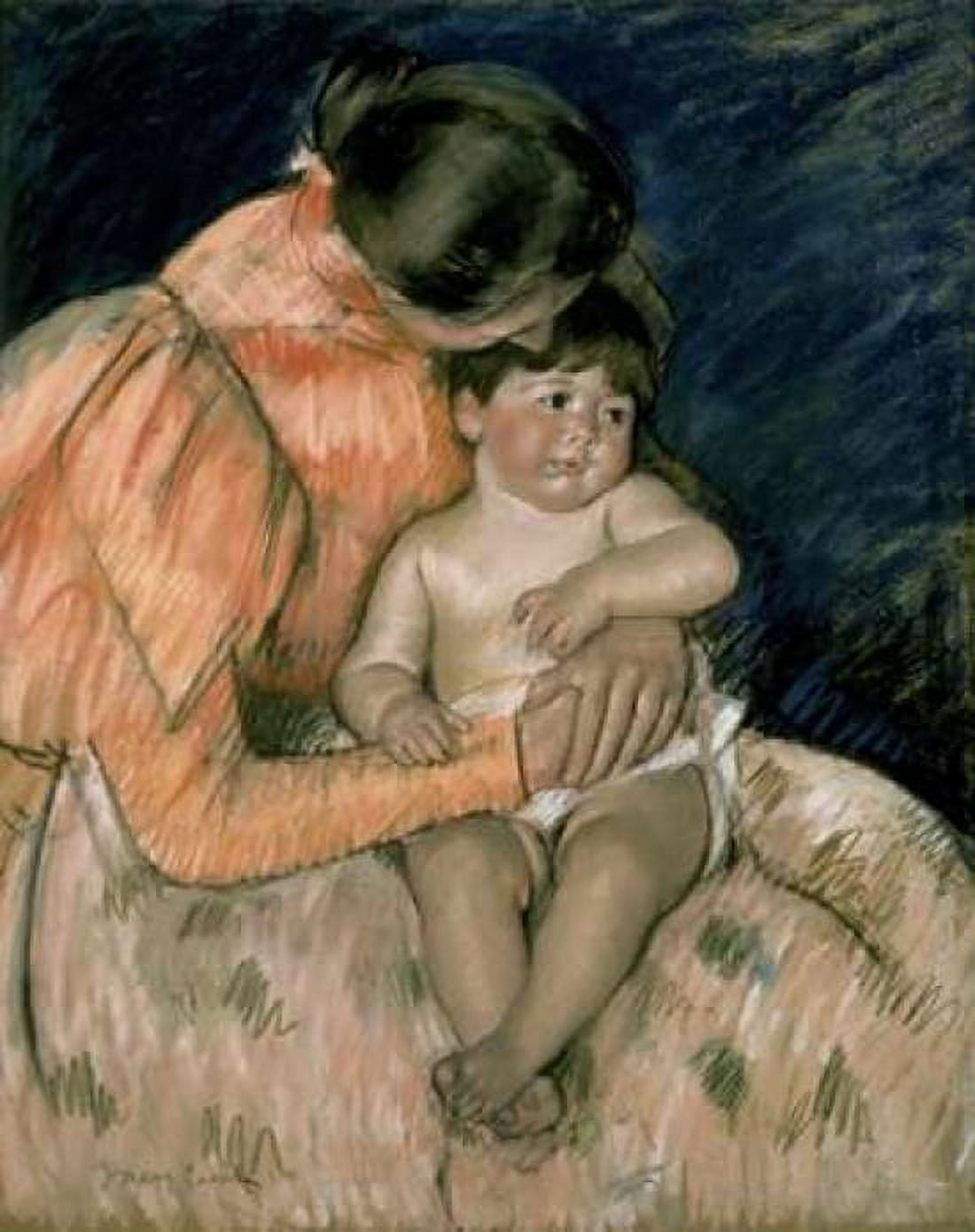 Mother and Child Canvas Art - Mary Cassatt (24 x 30)