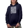 thumbnail image 1 of Mother and Daughter, Best Friend Forever, Mother's Day, Navy Blue Hooded Sweatshirt or Hoodie, Medium, 1 of 5