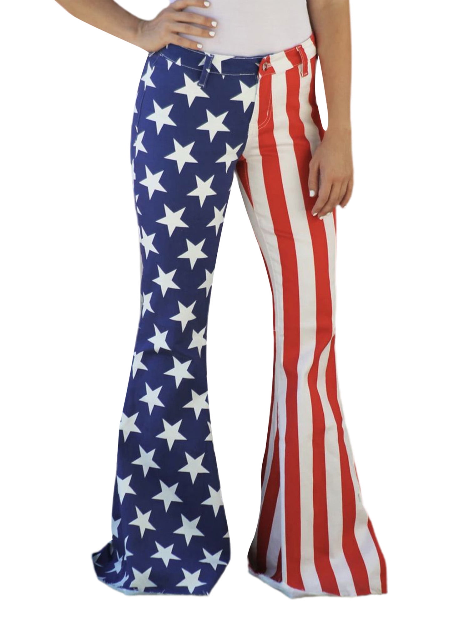 Mother and Daughter Matching Pants 4th of July Women Girl American Flag ...