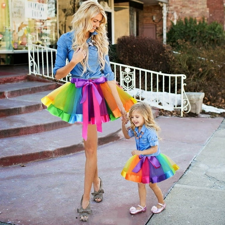 Rainbow Tutu Girl's Rainbow Tutu Kid's Rainbow Tutu 