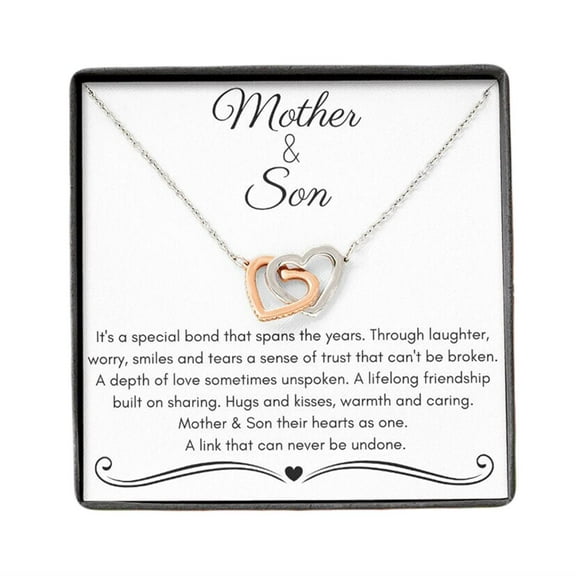 Mother and Son Necklace – A Meaningful Gift for Mom from Son | Birthday, Christmas & Mother’s Day Gift