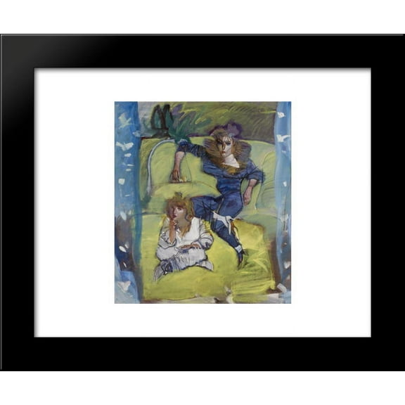 Mother and child 20x24 Framed Art Print by Mytaras, Dimitris