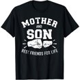 thumbnail image 1 of Mother and son best friends for life mom T-Shirt Black 3X-Large, 1 of 4