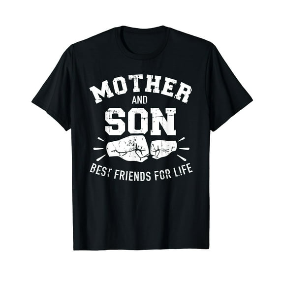 Mother and son best friends for life mom T-Shirt