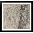 thumbnail image 1 of Mother, child saving 30x28 Large Black Wood Framed Print Art by Kuzma Petrov-Vodkin, 1 of 2
