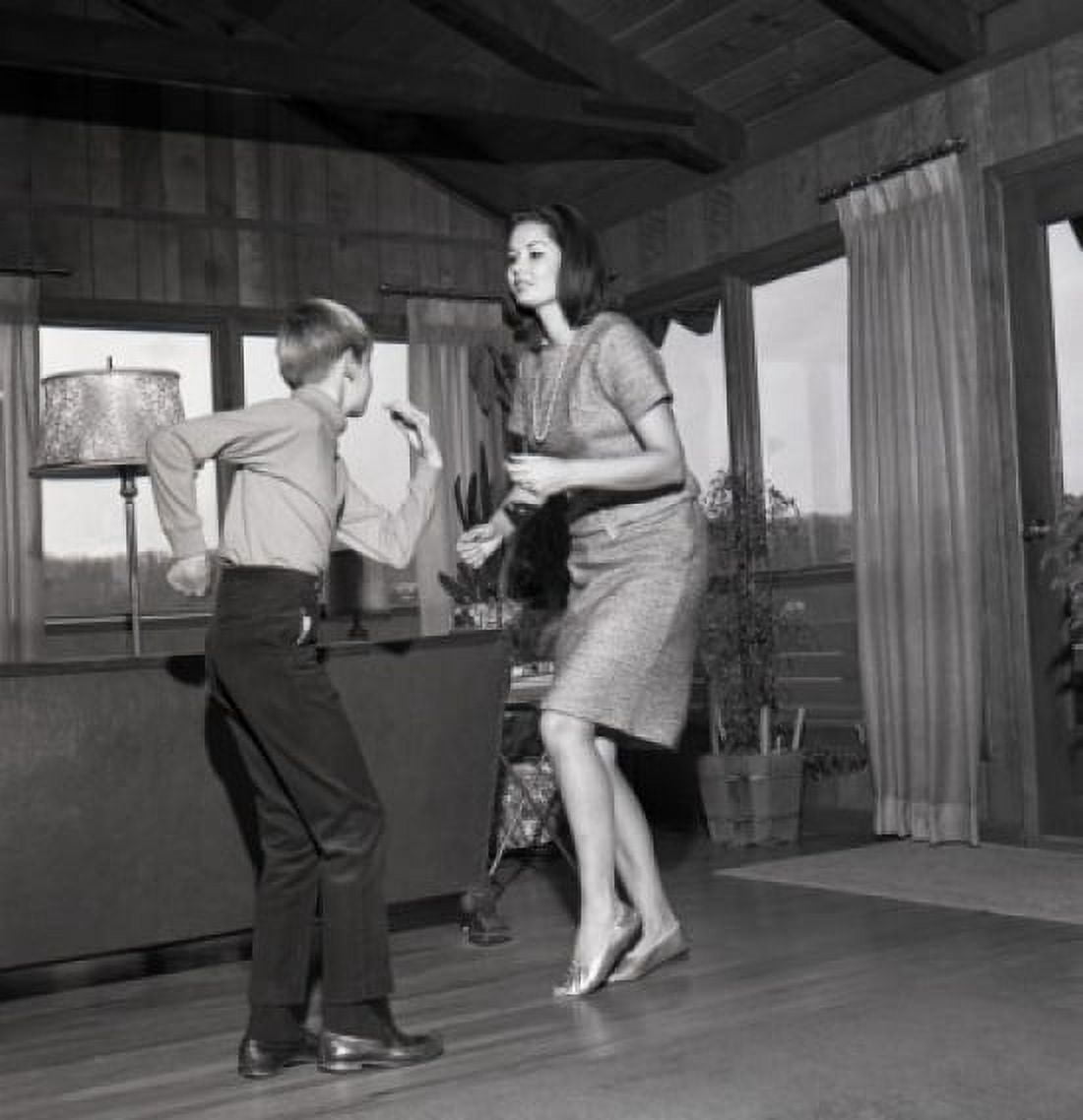 Mother dancing with son Canvas Art -  (18 x 24)