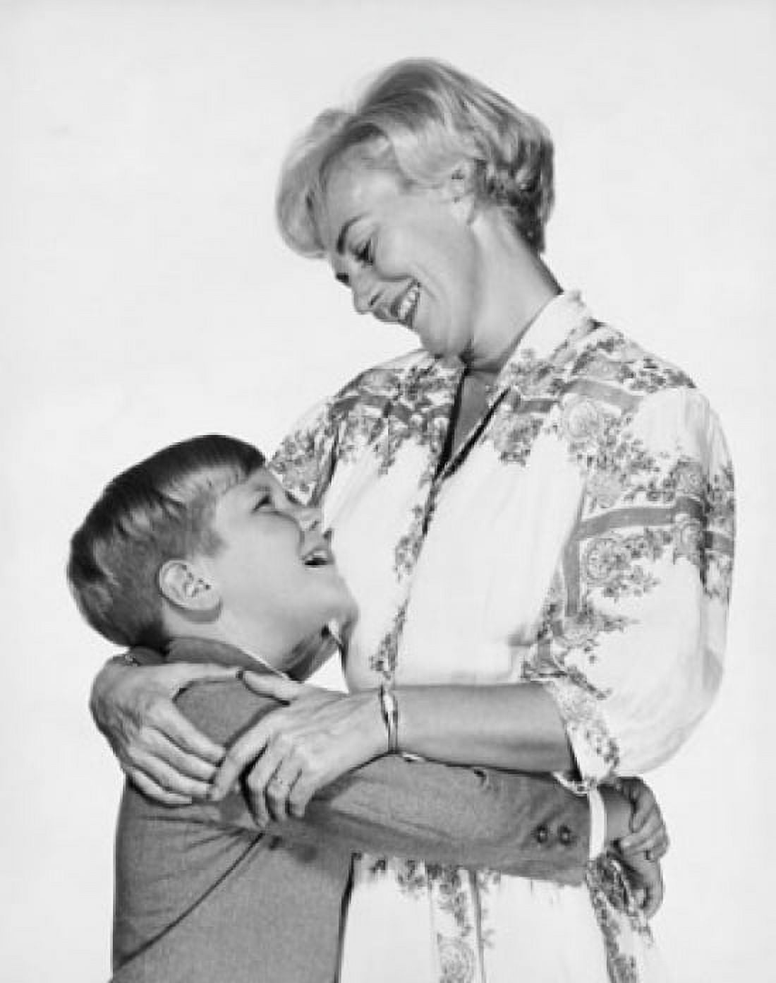Mother hugging her son Canvas Art - (18 x 24)
