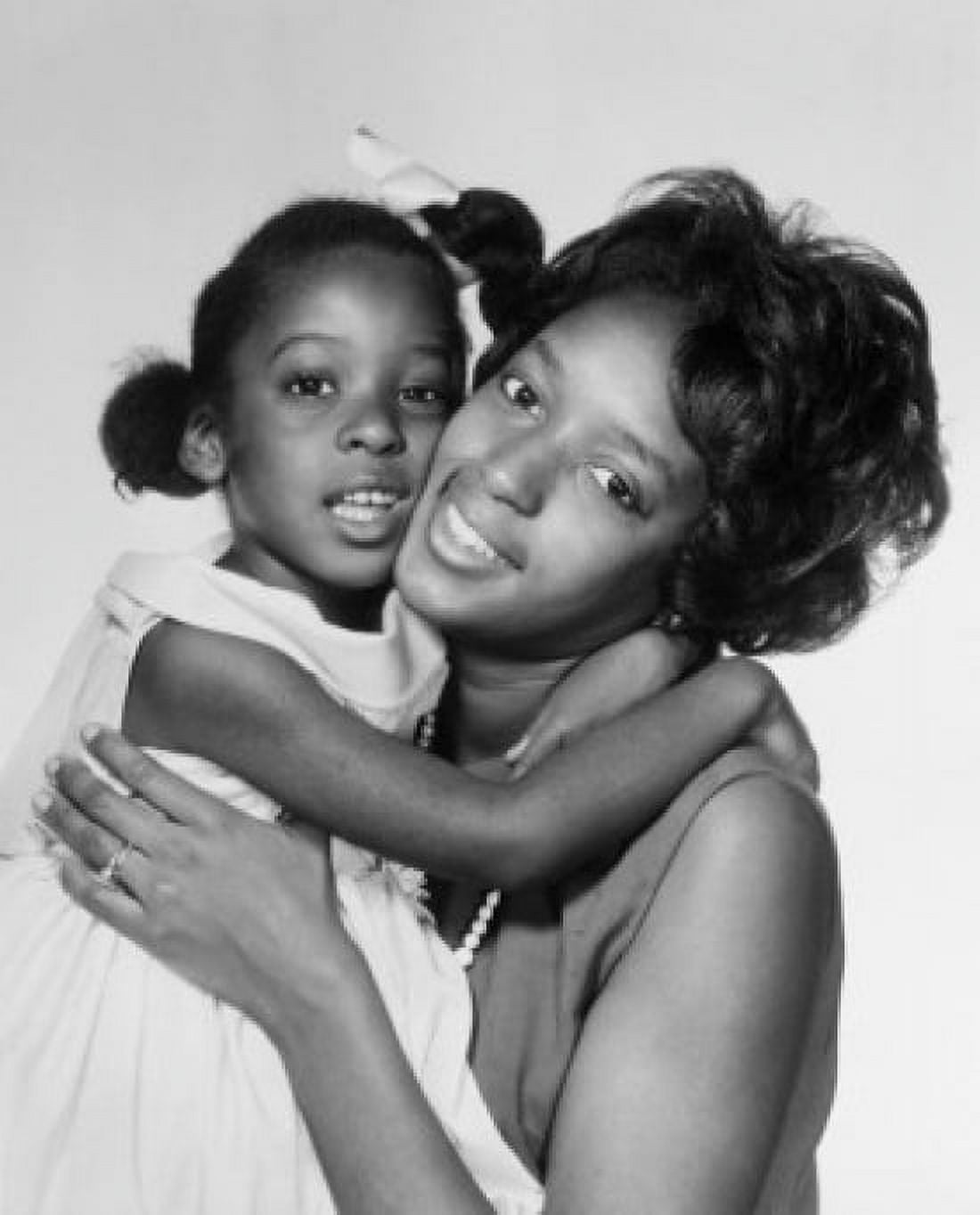 Mother hugging little daughter Canvas Art - (24 x 36)