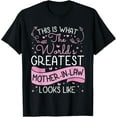 thumbnail image 1 of Mother in Law shirt from Daughter in Law World Greatest T-ShirtMen and women, Black T-shirt, size: Extra large, 1 of 4