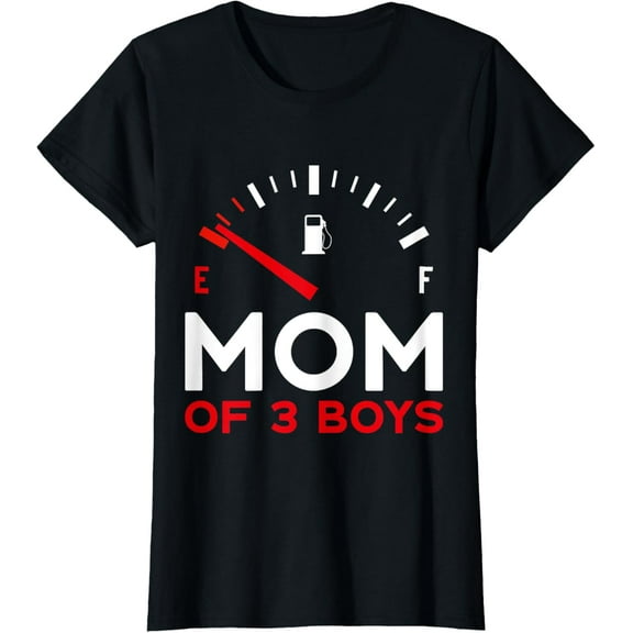 Mother of 3 Boys Mother's Day Mom T-Shirt