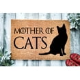 thumbnail image 1 of Mother of Cats | Geeky Cat Doormat | Welcome Mat | Cat Mom | Funny Door Mat | Funny Gift | Home Doormat | Housewarming | Closing Gift, 1 of 2
