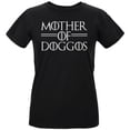 thumbnail image 1 of Mother of Doggos Womens Organic T Shirt Black X-LG, 1 of 1