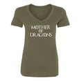 thumbnail image 1 of Mother of Dragons Womens V-Neck T-Shirt, 1 of 2