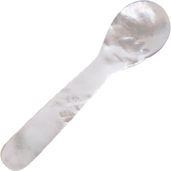 Caviar Star 3.5" Mother of Pearl Caviar Spoon with Shell Handle