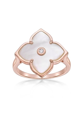 Stainless Steel Daisy Flower Ring – Full Bloom Band For Men & Women – Vintage Engraved Design