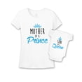 thumbnail image 1 of Mother of a Prince & Son of a Queen Mommy And Me Matching Set Shirt Bodysuit Clothing, 1 of 4