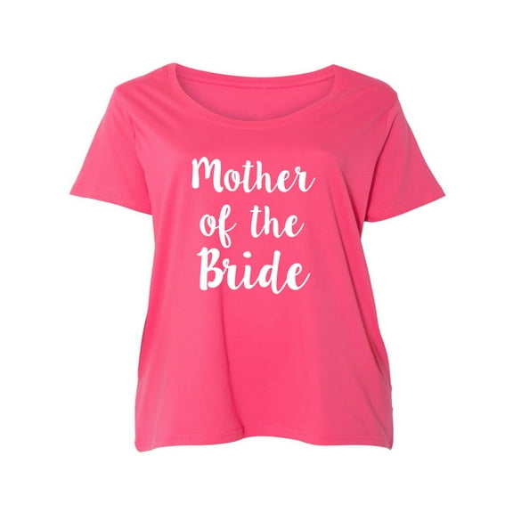 Mother of the Bride Womens Plus Size Scoopneck Tee