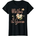 thumbnail image 1 of Mother of the Groom - Wedding Party - Pretty Floral T-Shirt, 1 of 4
