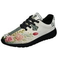thumbnail image 1 of Mother's Day A Mother's Love Is The Heart of the Family Shoes Sneakers Black Size 4, 1 of 7