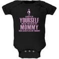 thumbnail image 1 of Mother's Day Always Yourself Mommy Daughter Black Soft Baby One Piece - 12-18 months, 1 of 1
