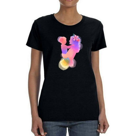 Mother's Day Art Shaped T-Shirt Women -Image by Shutterstock, Female 3X-Large
