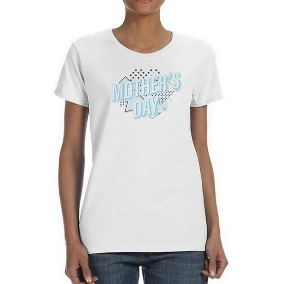 Mother's Day Baby Blue Shaped T-Shirt Women -Image by Shutterstock, Female Small