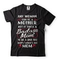thumbnail image 1 of Mother's Day Badass Mom Shirt Single Mother Tee Single Mom Gift Shirt Happy Father's Day Mom Shirt, 1 of 6