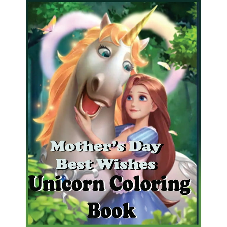 Unicorn Coloring Books for Girls: New Best Relaxing, Fun and Beautiful  Coloring Pages for Kids, Teens and Adults, Intricate One Sided Designs 