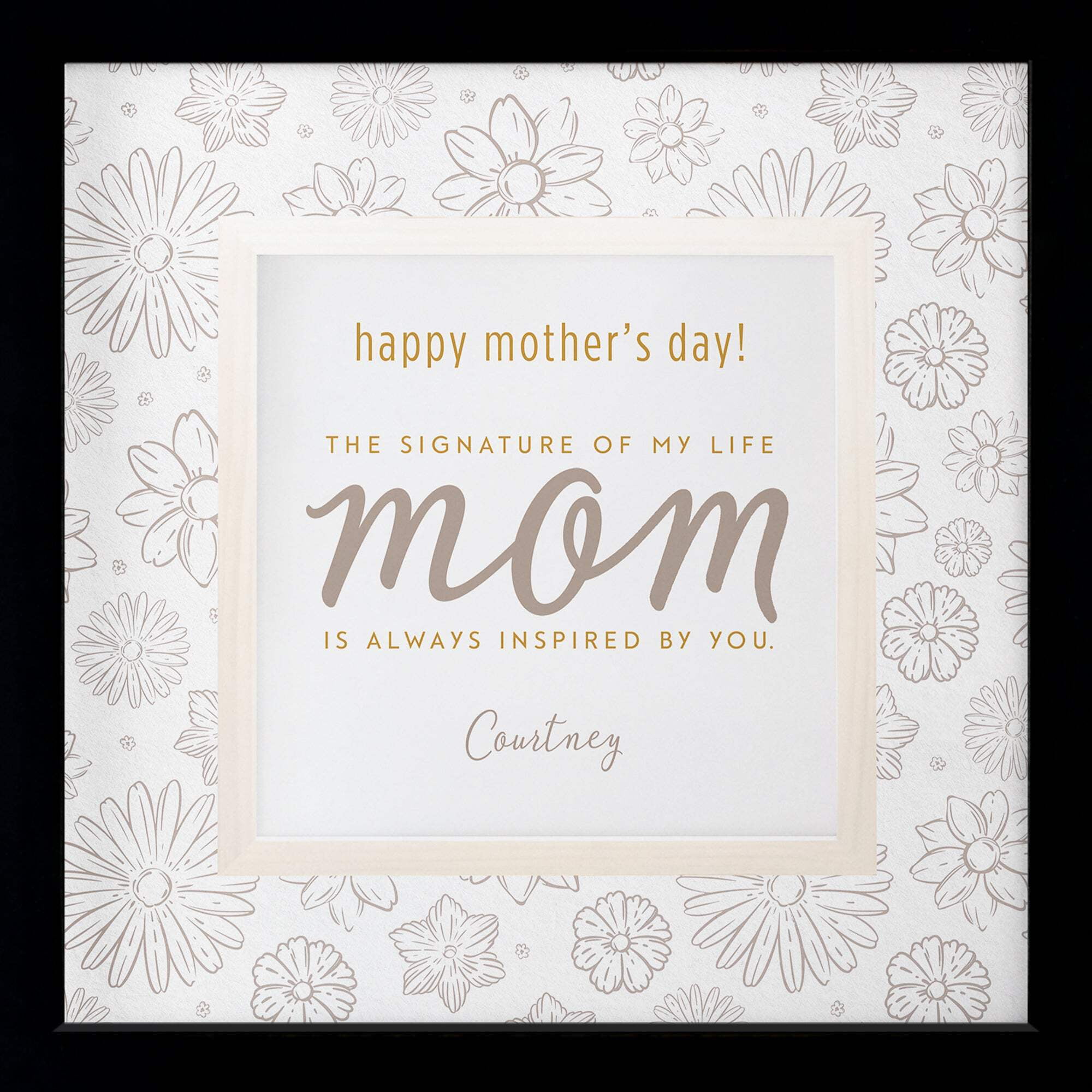 Mother's Day Birthday Personalized Print or Framed Print | Inspired By You