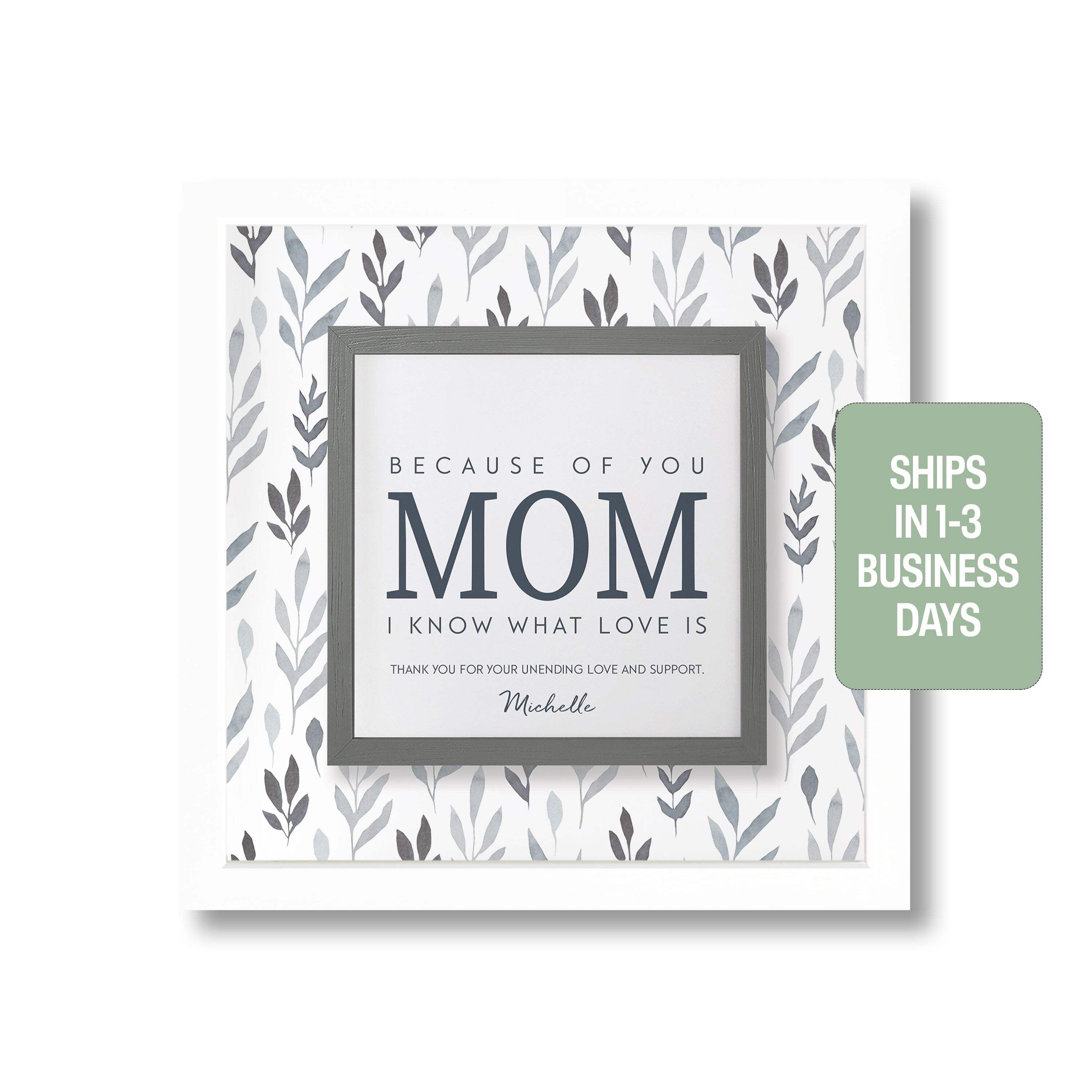 Mother's Day Birthday Personalized Print or Framed Print | Mom You Are Love