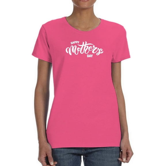 Mother's Day Calligraphy Shaped T-Shirt Women -Image by Shutterstock, Female Small