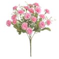 thumbnail image 1 of Mother\'s Day Carnation Artificial Fake Flowers 5 forks and 20 heads Party, 1 of 10
