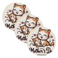 thumbnail image 1 of Mother's Day Cats Trivet Mats Woven Pot Holders 3Pcs Non-Slip Heat Resistant for Hot Pots Pans Pats, 1 of 6