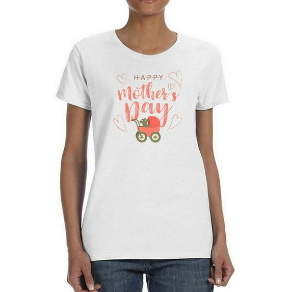 Mother's Day Celebration Shaped T-Shirt Women -Image by Shutterstock, Female x-Large