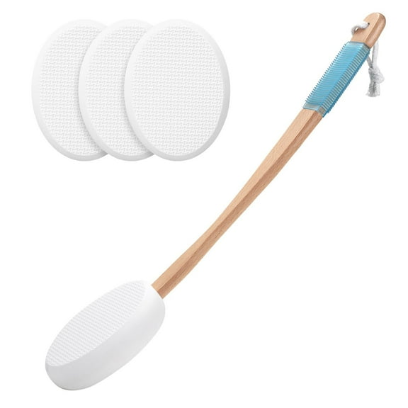 Mother's Day Clearance Back Lotion Applicator - Long Handle, Washable, Ideal for Self and Elderly Use with Skin Cream, Medicine, Sunscreen, Moisturizer, Tanner