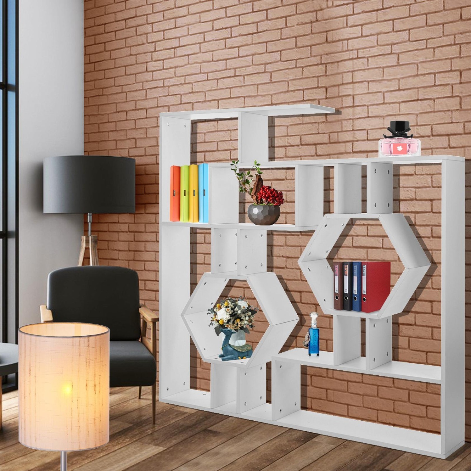Mother's Day Clearance Bookcase Bookshelf Floor Display Shelf Living