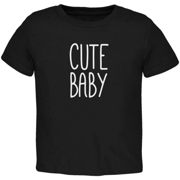 Mother's Day Cute Baby Black Toddler T-Shirt - 3T