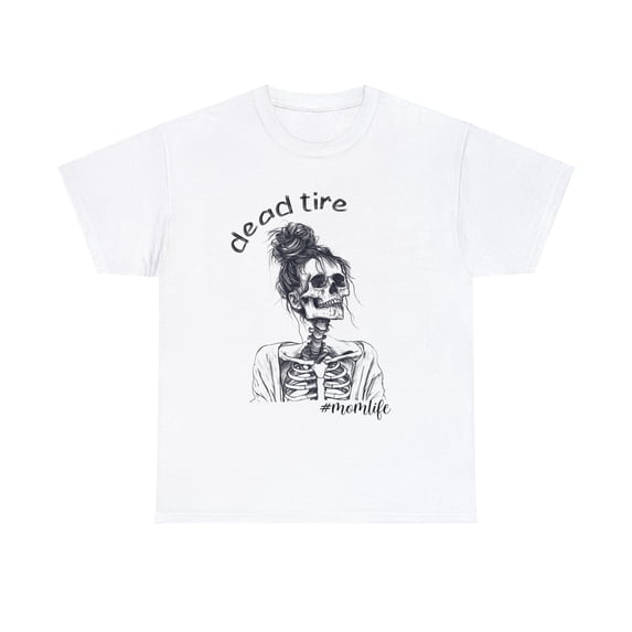 Mother's Day Dead Tired Mom Skull Shirt, Mother's day gift ID-0304-YLEQ