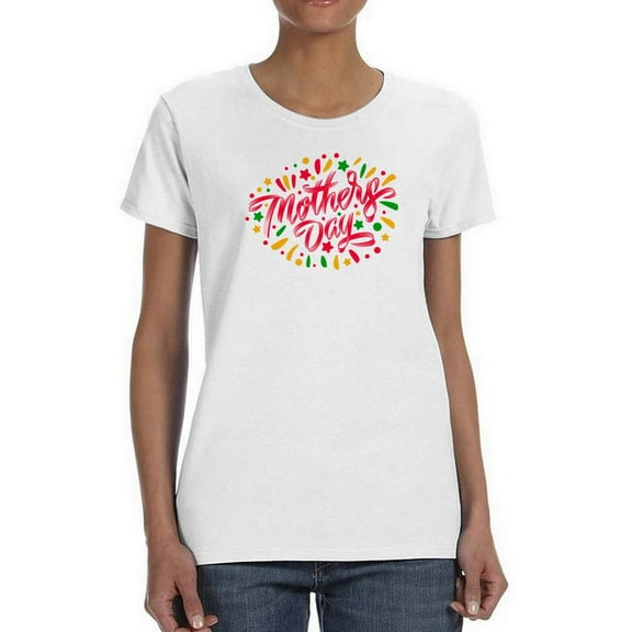 Mother's Day Decor Shaped T-Shirt Women -Image by Shutterstock, Female 3X-Large