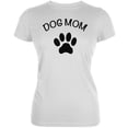 thumbnail image 1 of Mother's Day - Dog Mom White Juniors Soft T-Shirt - Small, 1 of 1