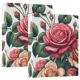 thumbnail image 1 of Mother's Day Flowers Or Floral 3 Ring Binders 1.5 inch Hardcover File Folders with Interior Pockets A4 Size Organizer for School Office Hospital, 1 of 8