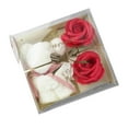 thumbnail image 1 of Mother's Day Gift Box Set, Towel Bear & Soap Flowers, Transparent Packaging, Elegant Present for Mom, Festive Gift, 1 of 6