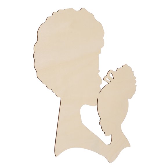 LOLIPPYY DIY Beige Wood Carving Chip for Handmade Mother's Day Decoration Projects