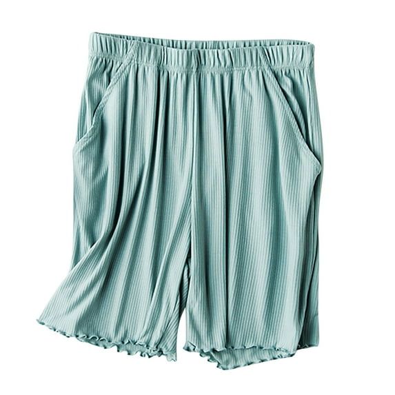 Mother's Day Gift! ZVNAΖH Women's Sleep Shorts Pajama Shorts, Super Soft Comfy Stretchy Lounge Shorts with Pockets, M-2XL