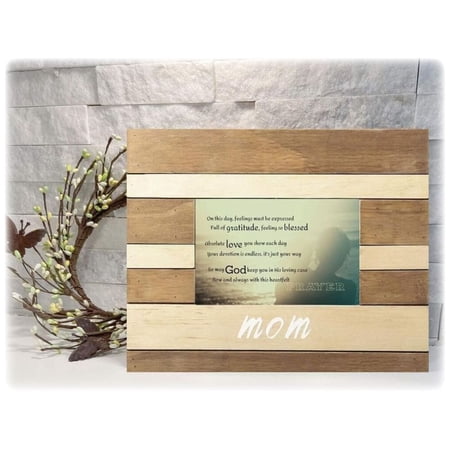 Mother's Day Gift or Mom Birthday Gift Farmhouse Style Photo Frame
