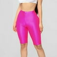 thumbnail image 1 of Summer Saving Clearance AXXD Hot Pink Shapewear Shorts for Lady Spring Athletic Workout Sweatshorts Bike Yoga Elastic High Waist Shorts Leggings Sports Casual Pants, 1 of 5