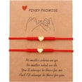 thumbnail image 1 of Mother's Day Gifts for Mom Red Thread String Mother and Daughter Matching Heart Bracelets Set of 2 Bracelet Mommy and Me Red Bracelet for Protection Bff Friendship Sister Bracelets, 1 of 7
